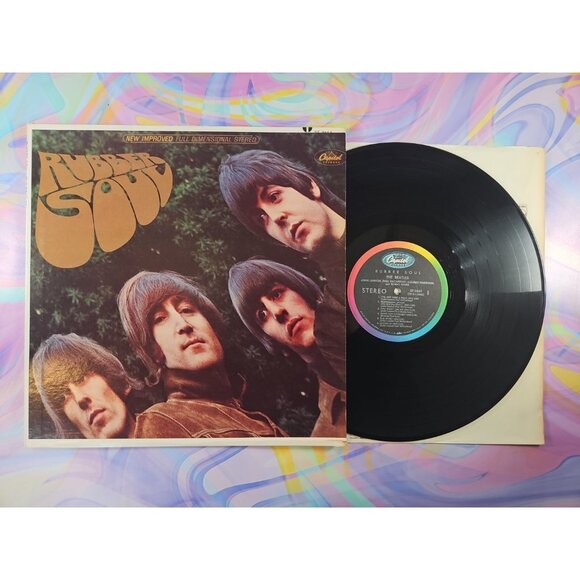 The Beatles - Rubber Soul (Record, 1966) Scranton Pressing VG ST 2442 - Picture 1 of 2